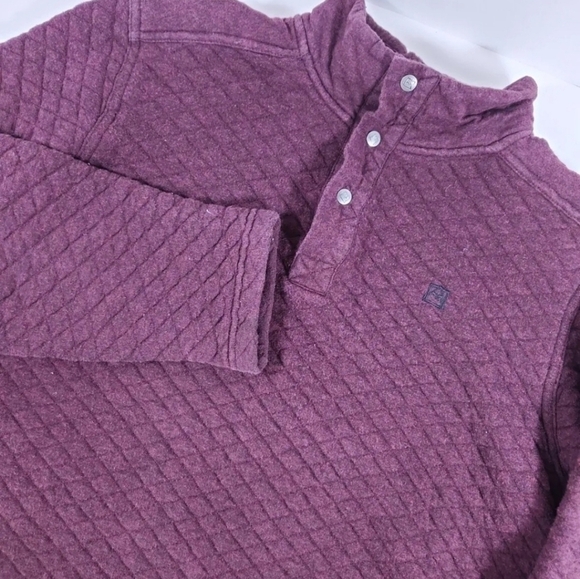 AVALANCHE Outdoor Inpired Apparel Co. 1/4 Button Henley Jacket Pullover Mens L - Picture 1 of 5